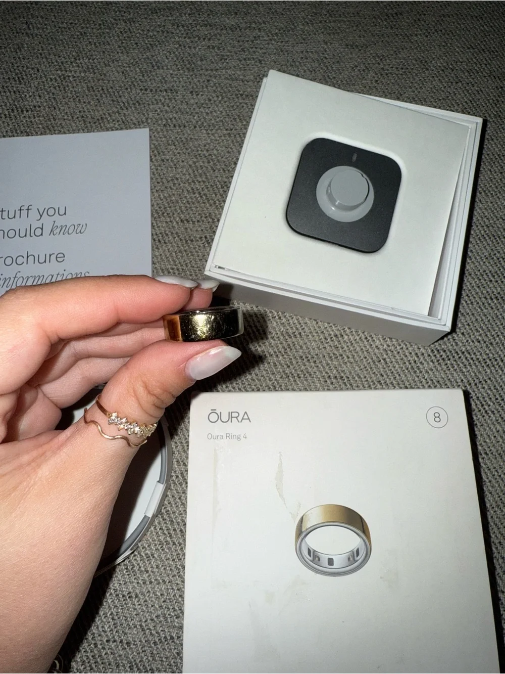 GoldOura Ring 4 Size 8